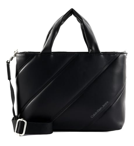 Calvin Klein Quilted Micro EW Tote 22 Black von Calvin Klein