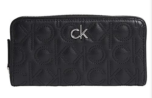 Calvin Klein RE-LOCK Z/A WALLET LG QUILT, schwarz(black), Gr. ONE SIZE von Calvin Klein