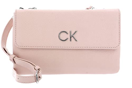 Calvin Klein Damen RE-Lock DBL Crossbody Bag PBl, Spring Rose von Calvin Klein