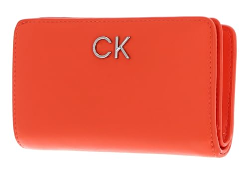 Calvin Klein Re-Lock Billfold French Wallet Flame von Calvin Klein