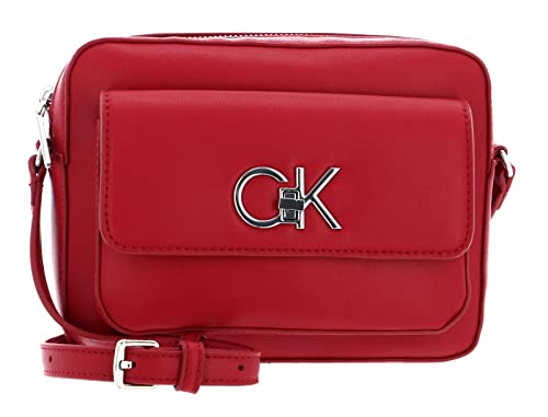 Calvin Klein Re-Lock Camera Bag With Flap Racing Red von Calvin Klein