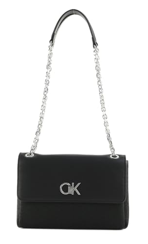 Calvin Klein Damen Re-Lock Andere Handtaschen, Black Jacquard Mono von Calvin Klein