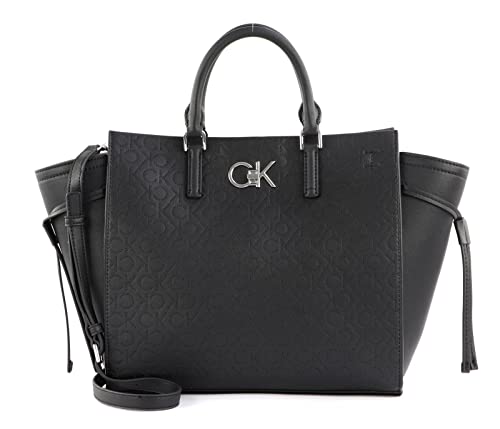 Calvin Klein Re-Lock Drawstring Tote Bag Perf CK Black Calvin Klein Re-Lock Drawstring Tote Bag Perf CK Black von Calvin Klein