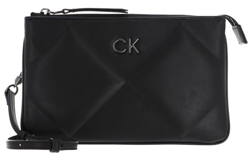 Calvin Klein Re-Lock Quilt Crossbody CK Black von Calvin Klein