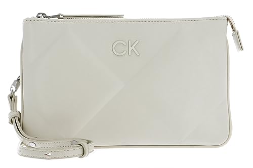 Calvin Klein Re-Lock Quilt Crossbody Dk Ecru von Calvin Klein