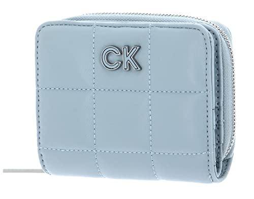 Calvin Klein Re-Lock Quilt Wallet Pearl Blue von Calvin Klein