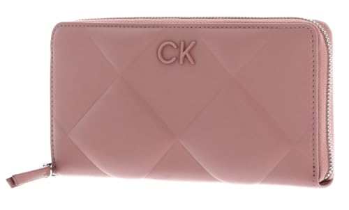 Calvin Klein Re-Lock Quilt Zip Around Wallet Ash Rose von Calvin Klein