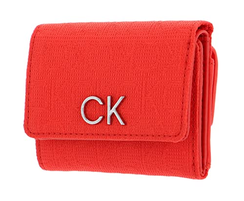 Calvin Klein Re-Lock Trifold JQD XXS Deep Orange von Calvin Klein