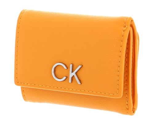 Calvin Klein Re-Lock Trifold Wallet XXS Orange Flash von Calvin Klein