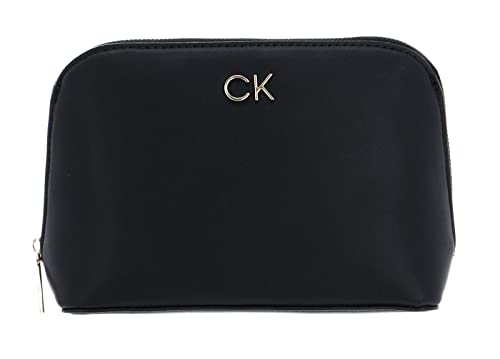 Calvin Klein Damen RE-Lock WASHBAG K60K610005 Andere SLG (kleine Lederwaren), Schwarz (Ck Black) von Calvin Klein