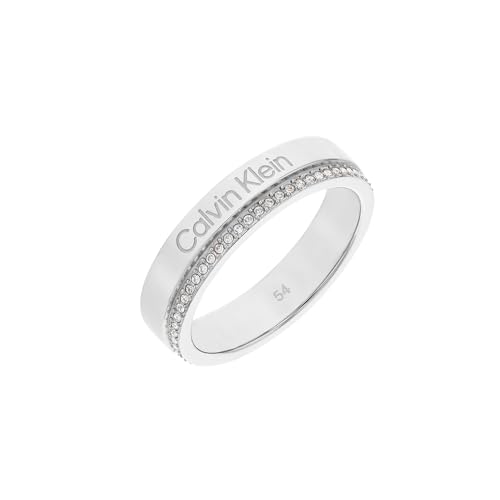 Calvin Klein Ring für Damen Kollektion MINIMAL LINEAR mit Kristallen - 35000200B von Calvin Klein