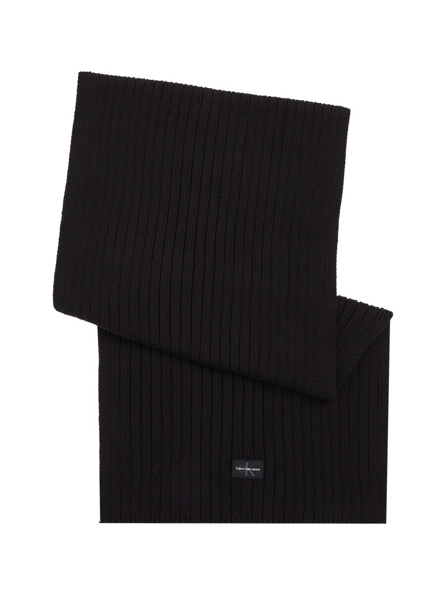 Calvin Klein - Ripp-Schal schwarz - Gr. - OS von Calvin Klein