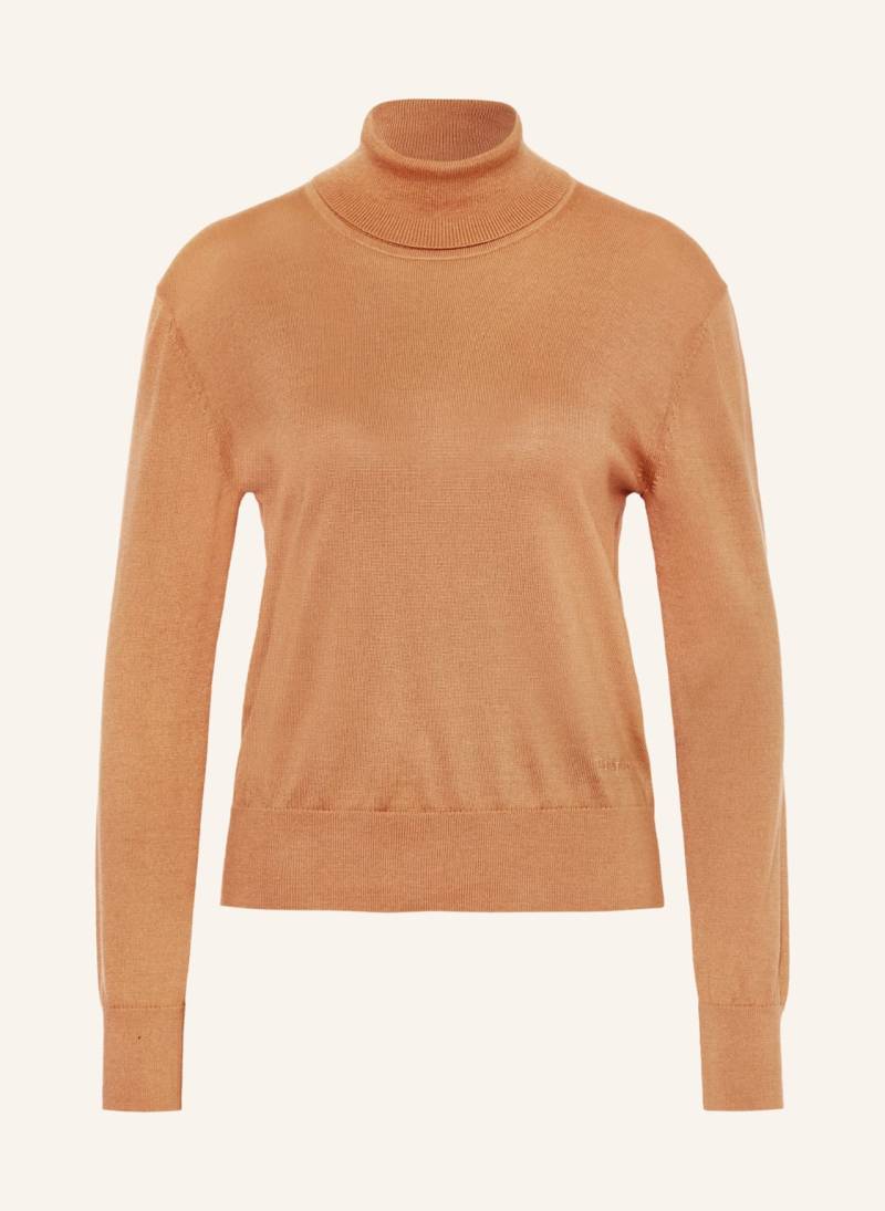 Calvin Klein Rollkragenpullover braun von Calvin Klein