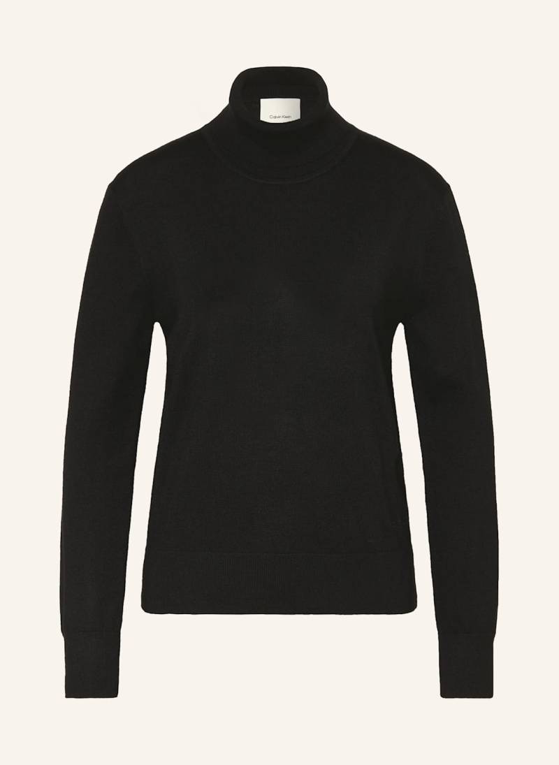 Calvin Klein Rollkragenpullover schwarz von Calvin Klein