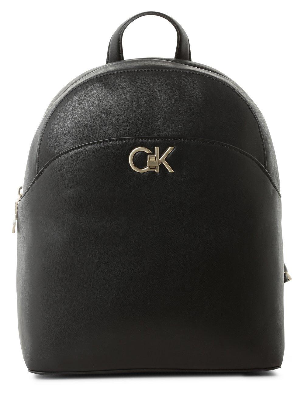 Calvin Klein Rucksack Damen Kunstleder, schwarz von Calvin Klein