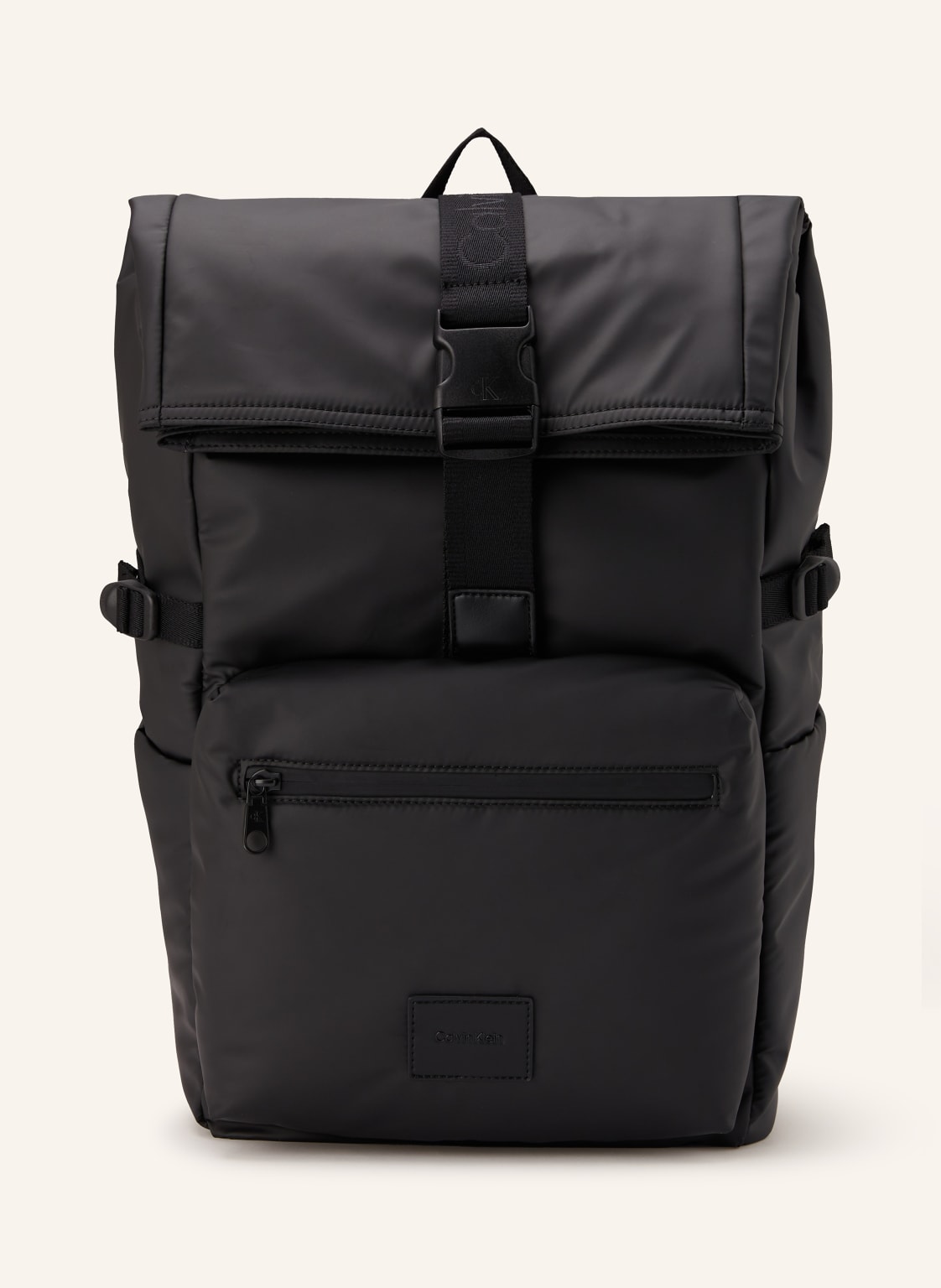 Calvin Klein Rucksack Puffer Utility Roll Top Mit Laptopfach schwarz von Calvin Klein