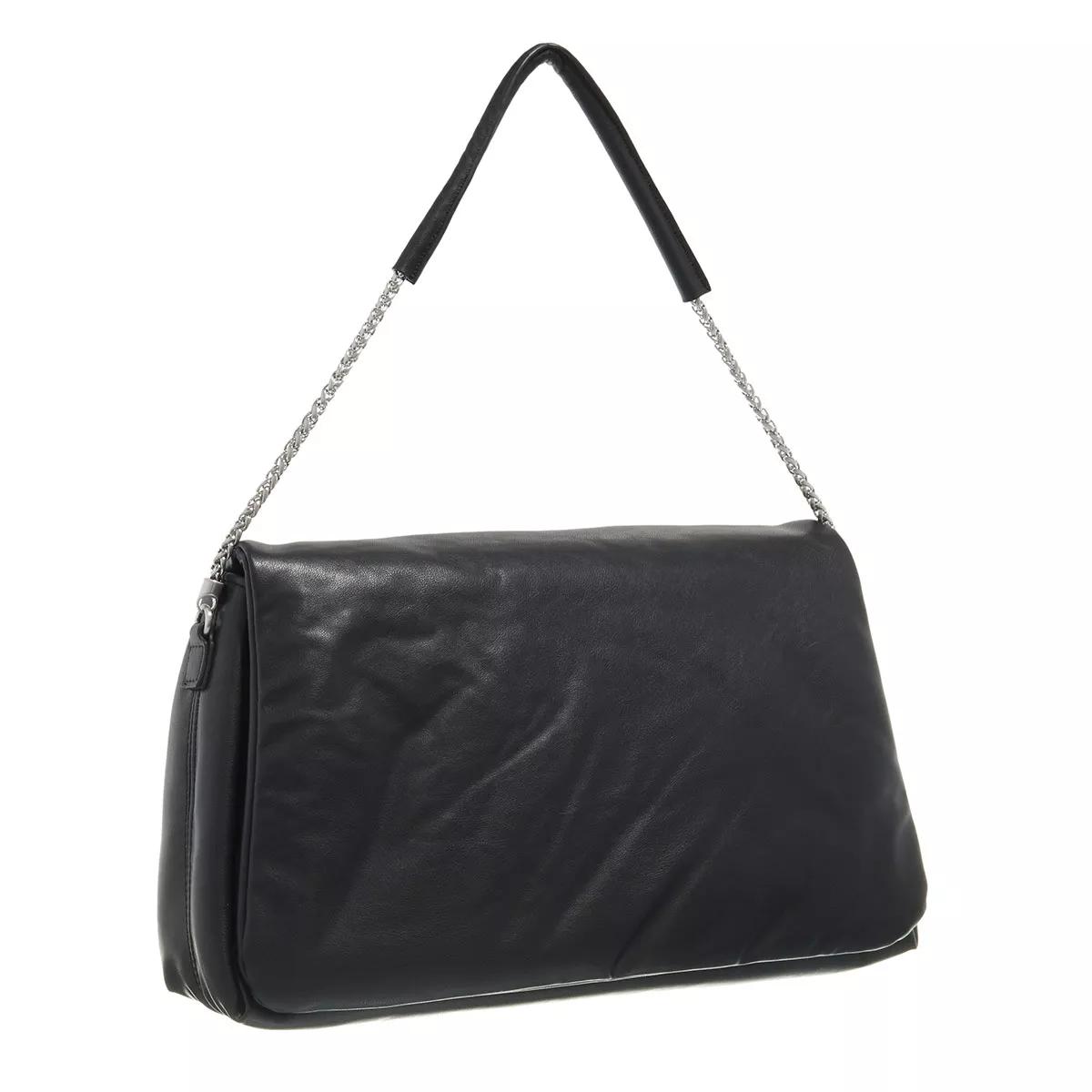 Calvin Klein Satchel Bag - Puffed Shoulder Bag - Gr. unisize - in Schwarz - für Damen von Calvin Klein