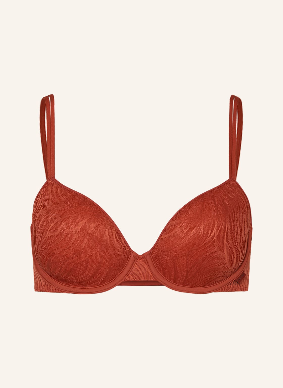 Calvin Klein Schalen-Bh Sheer Marquisette rot von Calvin Klein