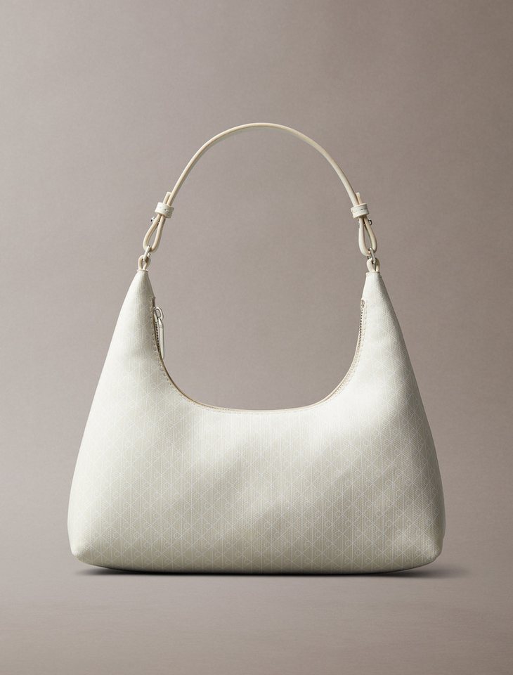 Calvin Klein Schultertasche AOP SHOULDER BAG, Henkeltasche, Handtasche, Umhängetasche mit CK-Monogramm-Print von Calvin Klein