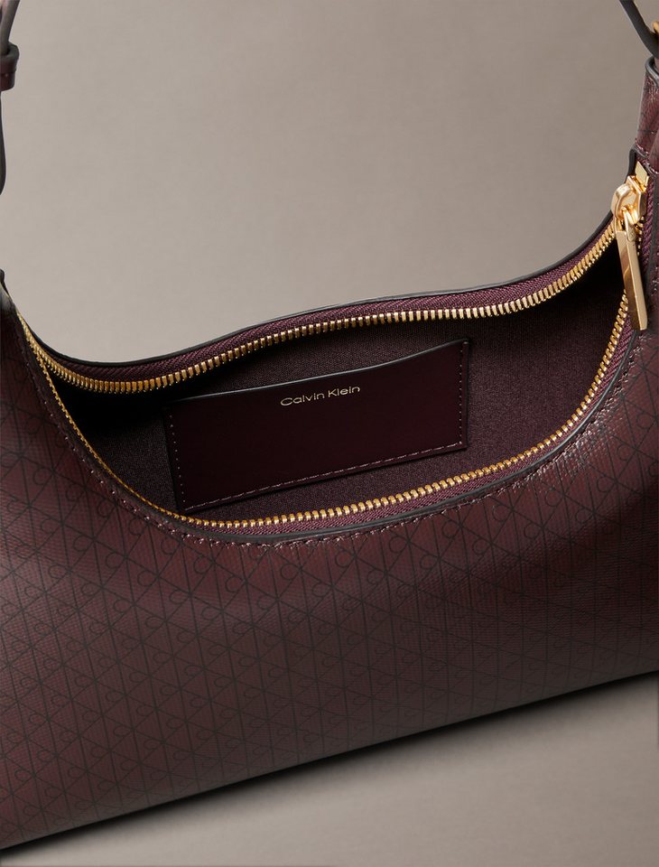 Calvin Klein Schultertasche AOP SHOULDER BAG, Henkeltasche, Handtasche, Umhängetasche mit CK-Monogramm-Print von Calvin Klein