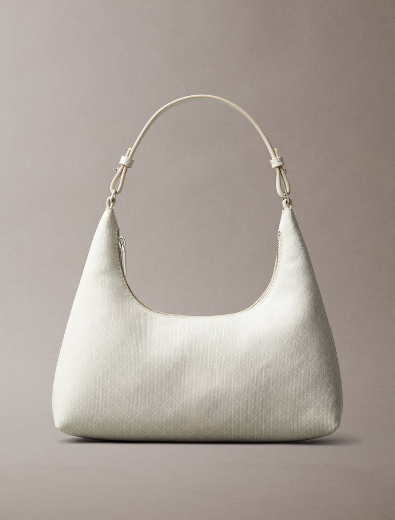 Calvin Klein Schultertasche "AOP SHOULDER BAG" Henkeltasche, Handtasche, Umhängetasche mit CK-Monogramm-Print von Calvin Klein