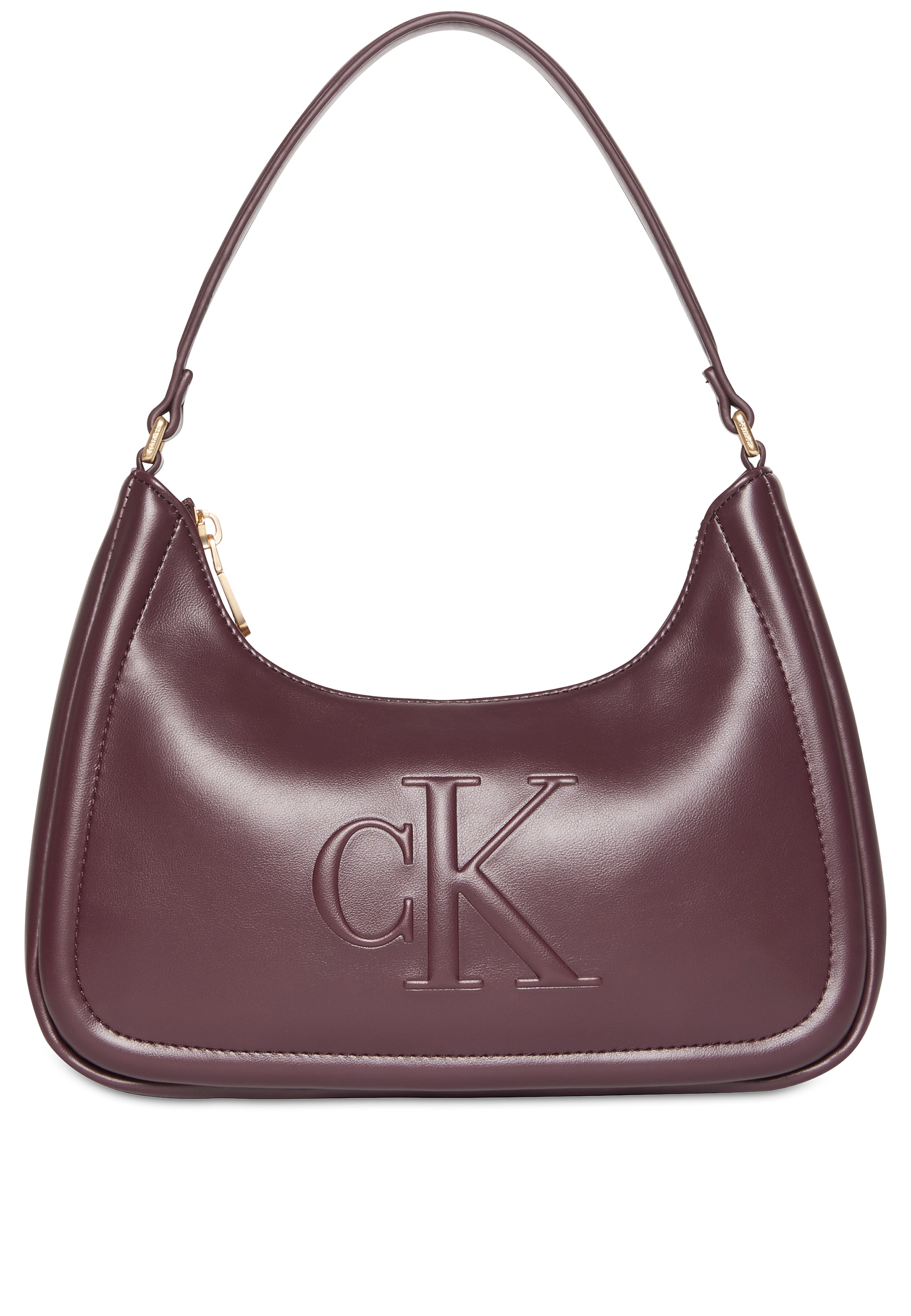 Calvin Klein Schultertasche "RAISED CK SMALL SHOULDER BAG", Henkeltasche, Damen-Handtasche, Umhängetasche mit CK-Logo von Calvin Klein