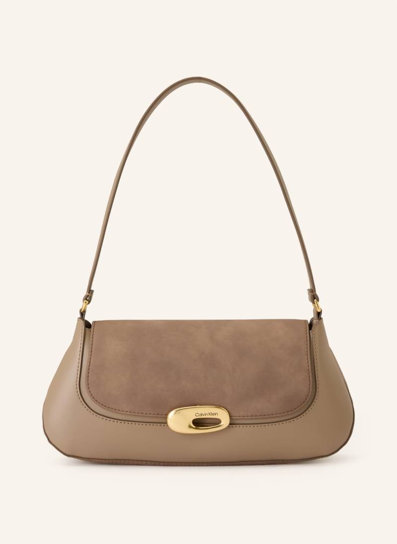 Calvin Klein Schultertasche beige von Calvin Klein