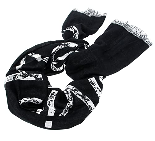 Calvin Klein Seasonal Logo Scarf CK Black von Calvin Klein