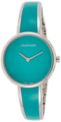 Calvin Klein Damen Analog Quarz Uhr mit Edelstahl Armband K4E2N11L von Calvin Klein