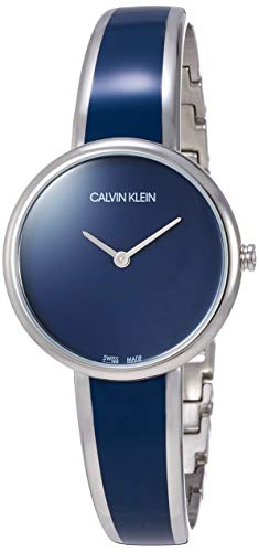 Calvin Klein Damen Analog Quarz Uhr mit Edelstahl Armband K4E2N11N von Calvin Klein