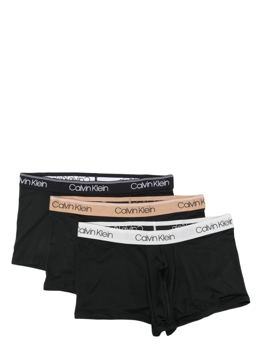 Calvin Klein Set aus drei Slips mit Logo-Bund - Schwarz von Calvin Klein