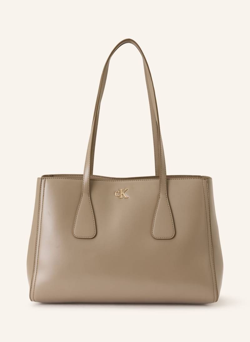 Calvin Klein Shopper beige von Calvin Klein