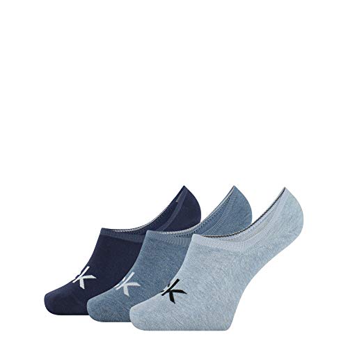 Calvin Klein Socks Mens Logo Men's (3 Pack) Liner Socks, Denim Combo, ONE Size von Calvin Klein