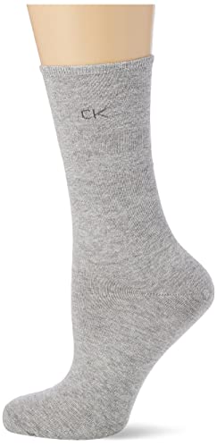 Calvin Klein Socks Women's CK Women 1P Carton Lurex GIFTBOX CLSSC Sock, Grey Melange, ONE Size von Calvin Klein