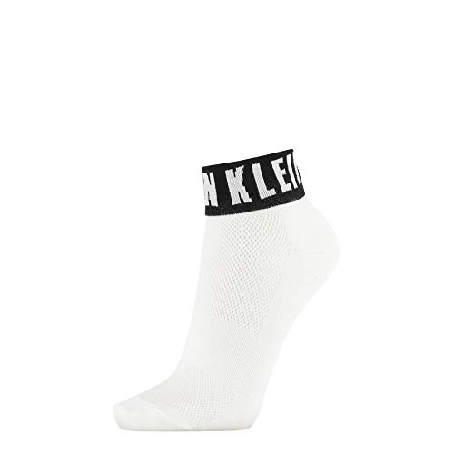 Calvin Klein Damen Modern Logo Women's Quarter Sock (1 pack), white, ONE SIZE von Calvin Klein