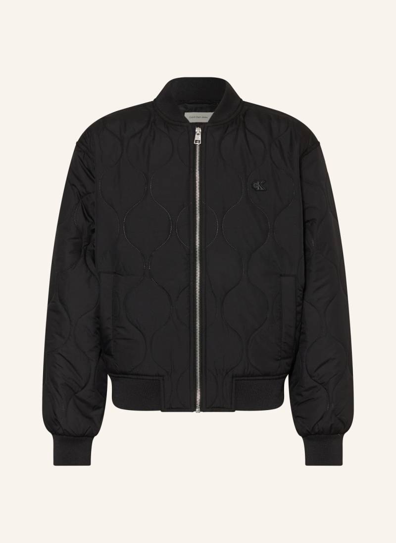 Calvin Klein Steppblouson schwarz von Calvin Klein