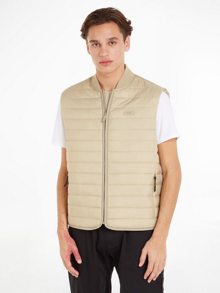 Calvin Klein Steppweste QUILTED CRINKLE VEST von Calvin Klein