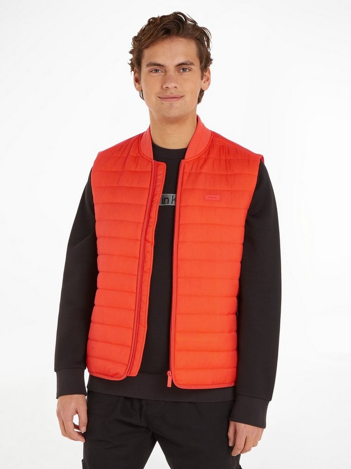 Calvin Klein Steppweste QUILTED CRINKLE VEST von Calvin Klein