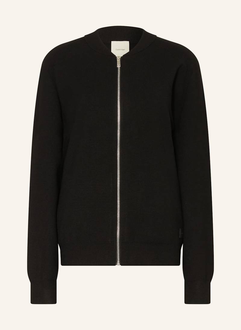 Calvin Klein Strickjacke schwarz von Calvin Klein