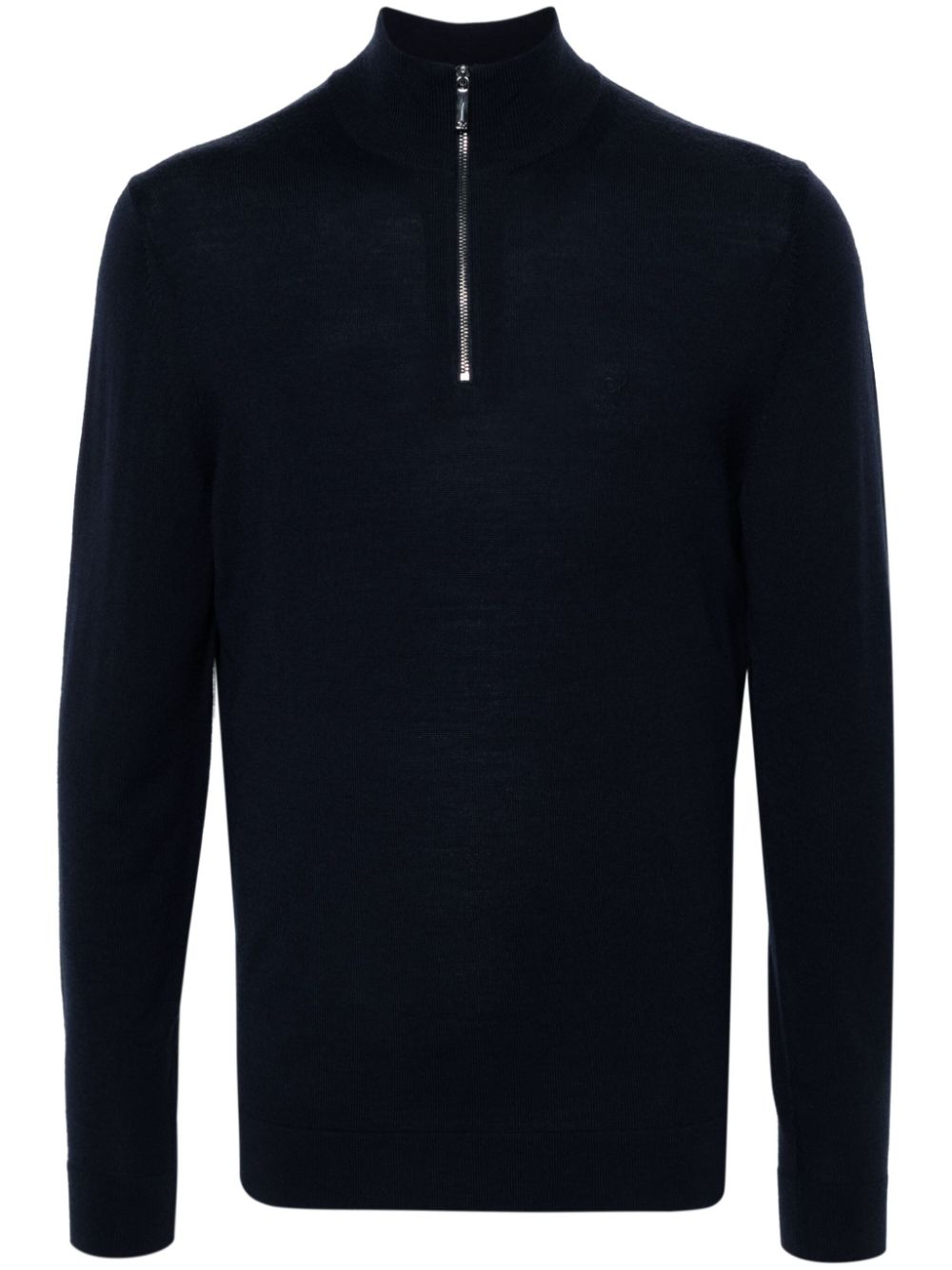 Calvin Klein Strickpullover mit Logo-Stickerei - Blau von Calvin Klein