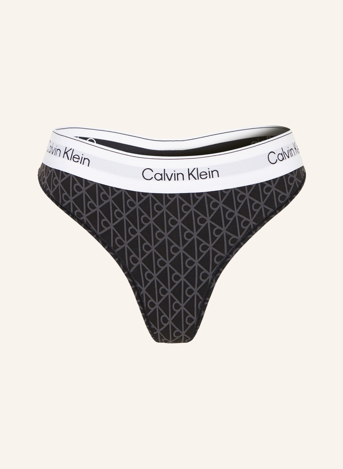 Calvin Klein String Icon Cotton Modal grau von Calvin Klein