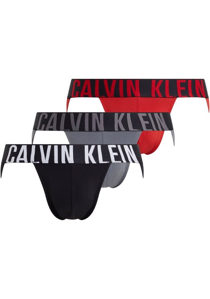 Calvin Klein Underwear String JOCK STRAP 3PK (Packung, 3-St., 3er) mit Logo-Stretchbund von Calvin Klein Underwear