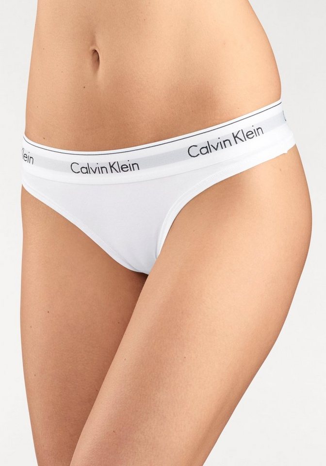 Calvin Klein Underwear String MODERN COTTON mit breitem Bündchen von Calvin Klein Underwear