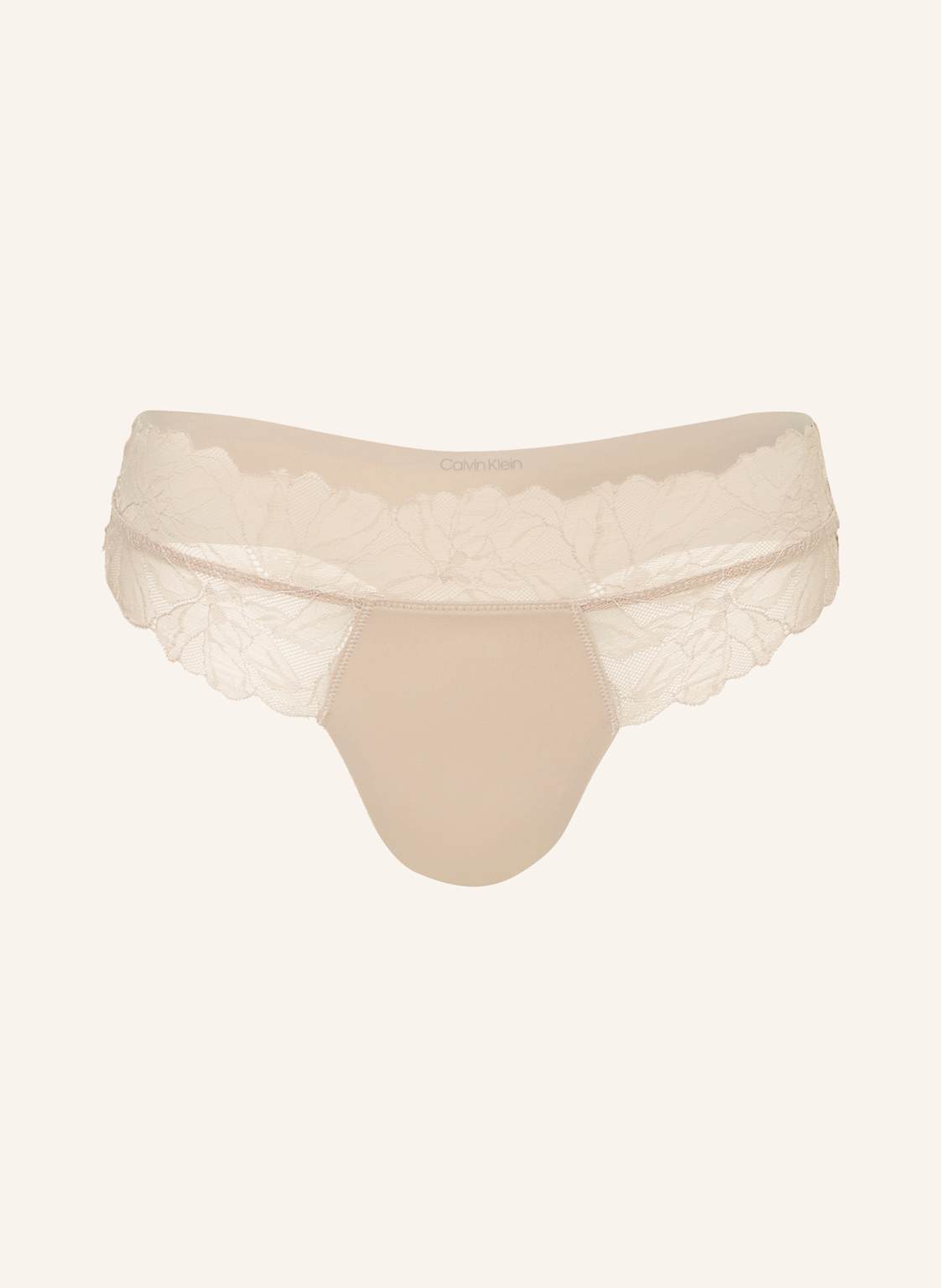 Calvin Klein String Perfectly Fit Lace beige von Calvin Klein