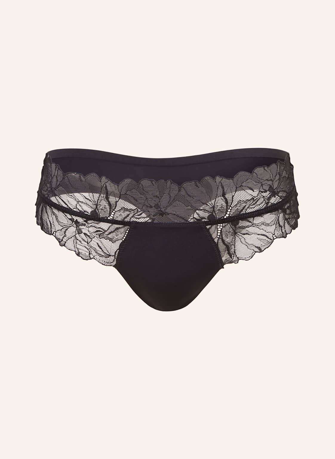 Calvin Klein String Perfectly Fit Lace schwarz von Calvin Klein