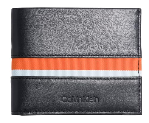 Calvin Klein Stripe Slimfold 6CC Navy von Calvin Klein