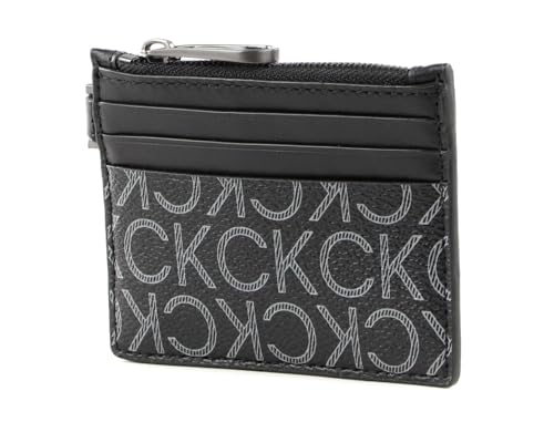 Calvin Klein Subtle Mono 6CC Holder with Zip Black Classic Mono Calvin Klein Subtle Mono 6CC Holder with Zip Black Classic Mono von Calvin Klein