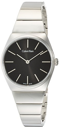 Calvin Klein Damen Analog Quarz Uhr mit Edelstahl Armband K6C2X141 von Calvin Klein