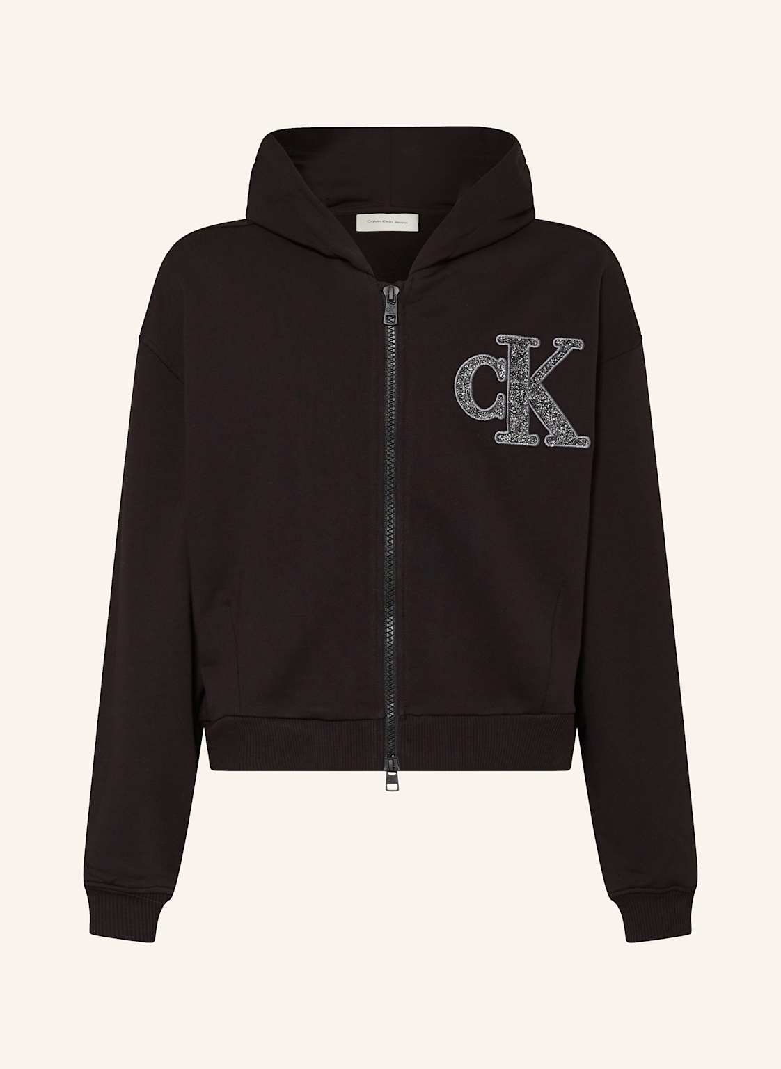 Calvin Klein Sweatjacke schwarz von Calvin Klein