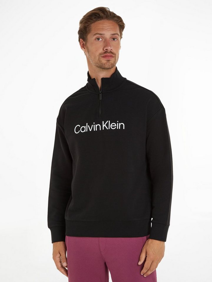 Calvin Klein Sweatshirt HERO LOGO COMFORT QUARTER ZIP mit Reißverschluss am Kragen von Calvin Klein